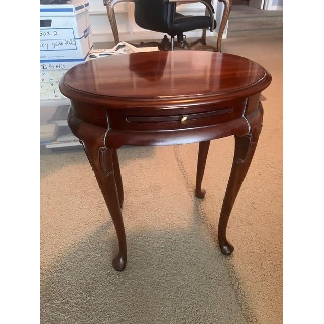 1990s 1990s Gordon's Queen Anne Style Side Table For Sale - Image 5 of 6