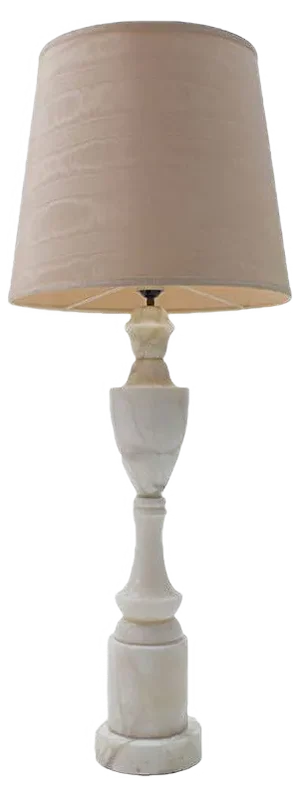 Mid-Century Italian White Marble Floor Lamp, 1960s