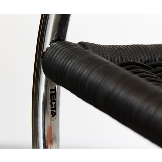 Set of Vintage D35 Lounge Chair and C35 Ottoman by Anton Lorenz for Tecta, 1990s For Sale - Image 9 of 17