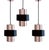 Metal Vintage Danish Pendant Lights, 1960s, Set of 3 For Sale - Image 7 of 7