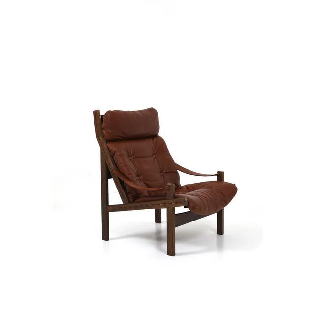 Set of Hunter Easy Chairs and Stools by Torbjørn Afdal for Bruksbo, 1960s For Sale - Image 11 of 13