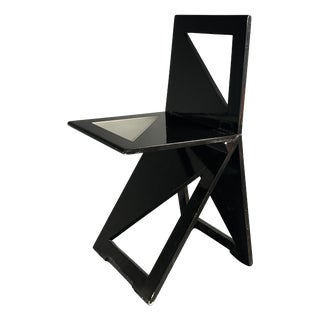 Postmodern Dutch Foldable Side Chair from Eindhoven Design Academy, 1980s For Sale