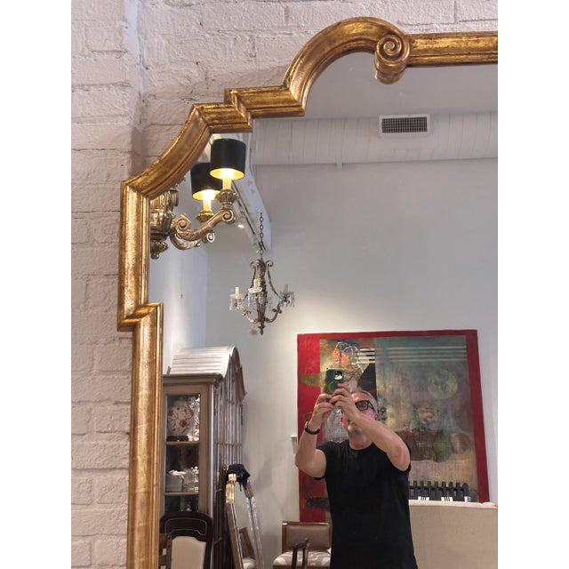 2020s Monumental Regency Style Giltwood Mirror by Randy Esada Designs For Sale - Image 5 of 6