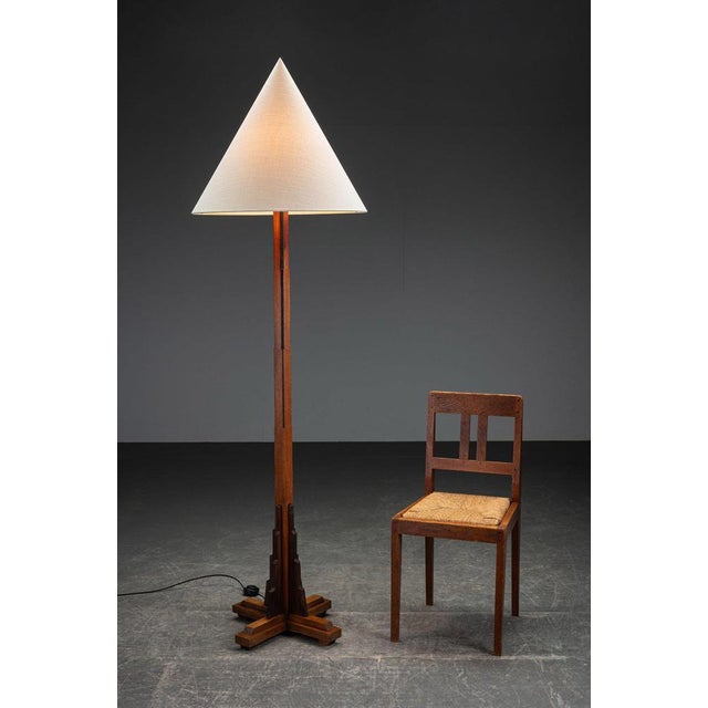 Amsterdam School Standing Lamp, 1930s For Sale - Image 9 of 12