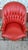 Pair of Vintage Red Tufted Armchairs For Sale - Image 4 of 7