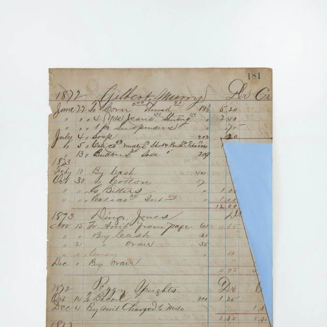 Bleu Clair Abstract 3 by Afsoon Thayer For Sale - Image 4 of 4