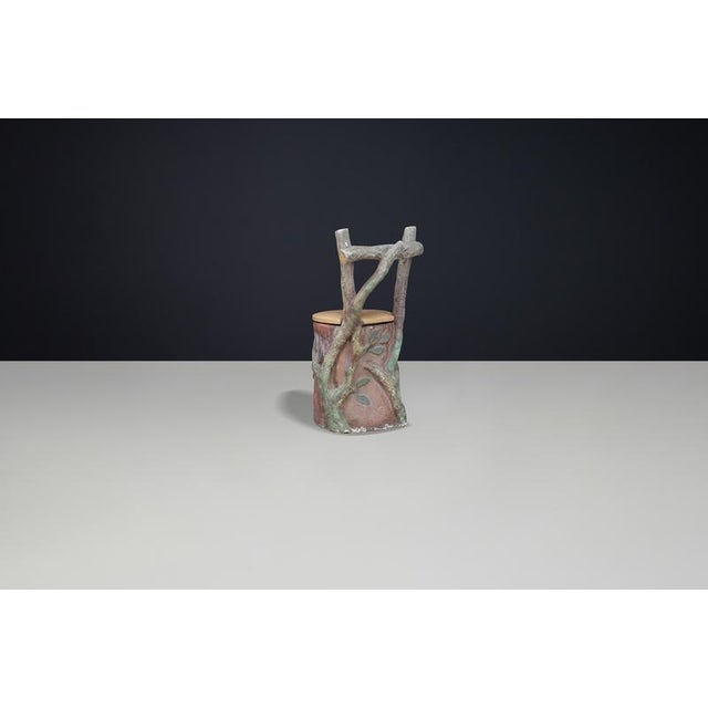 1950s Sculptural Italian Fiberglass Dining Chair, 1950s For Sale - Image 5 of 9