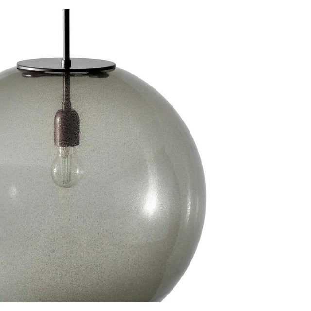 Glass Bollicosa Pendant Lamp in Blown Glass from Cassina For Sale - Image 7 of 11
