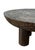 Sculptural Burnt Suar Wood Side Table in Espresso Finish, Modern Organic For Sale - Image 6 of 6