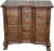 Classic Solid Cherry Wood Block Front Chippendale Style Bachelor's Chest of Drawers With Four Drawers by Maddox Furniture For Sale - Image 12 of 12