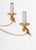 Late 20th Century Modern Art Glass Silvered and Giltwood Chandelier For Sale - Image 5 of 9