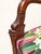 19th Century Restoration Mahogany Armchair with Dolphin Heads and Swan Neck For Sale - Image 3 of 6