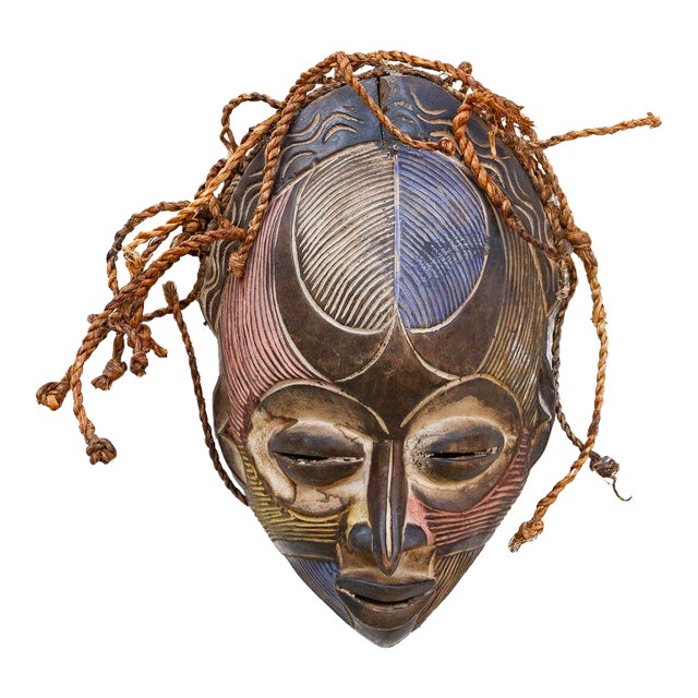 Vintage African Guro Ritual Mask For Sale