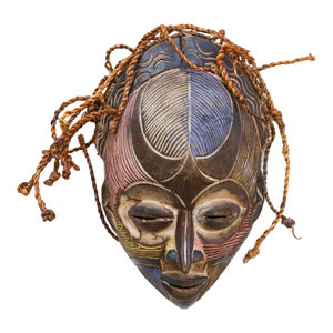 Vintage African Guro Ritual Mask