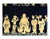 This is a Chinese rug featuring the Immortals (Ba Xian), who are legendary figures in Taoist mythology. D15132