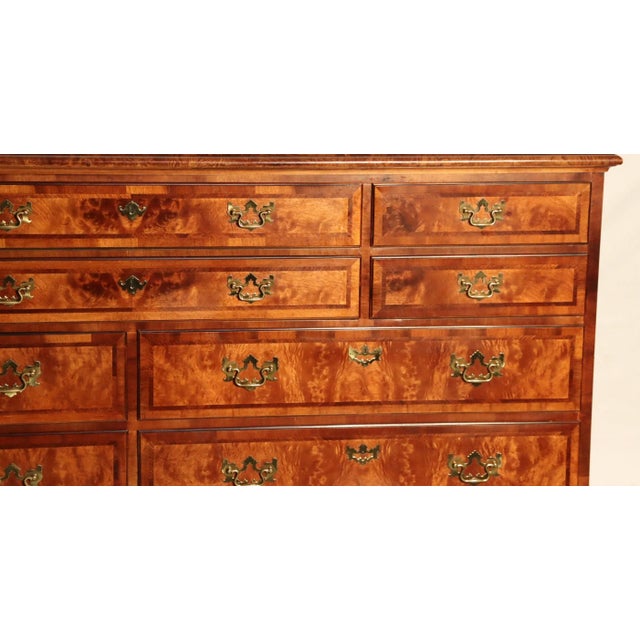 1970s 1970s Vintage Henredon Aston Court Banded Mahogany Dresser For Sale - Image 5 of 12
