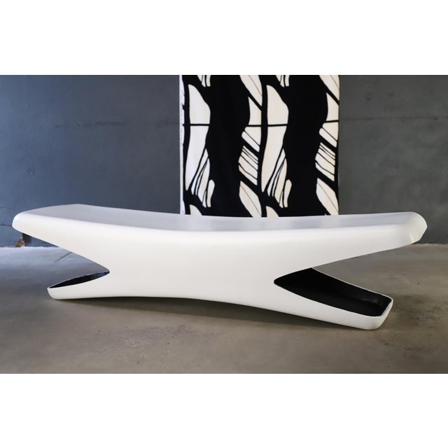 Plastic Late 20th Century Fiberglass Bench Attributed to Douglas Deeds For Sale - Image 7 of 9