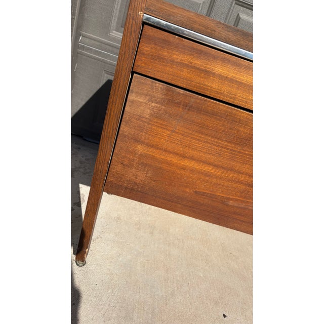 Wood Kimball Office Mid-Century Modern Walnut Credenza For Sale - Image 7 of 8