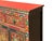 Brick Red Tibetan Style 8 Auspicious Symbols Graphic Credenza Storage Cabinet For Sale - Image 8 of 12