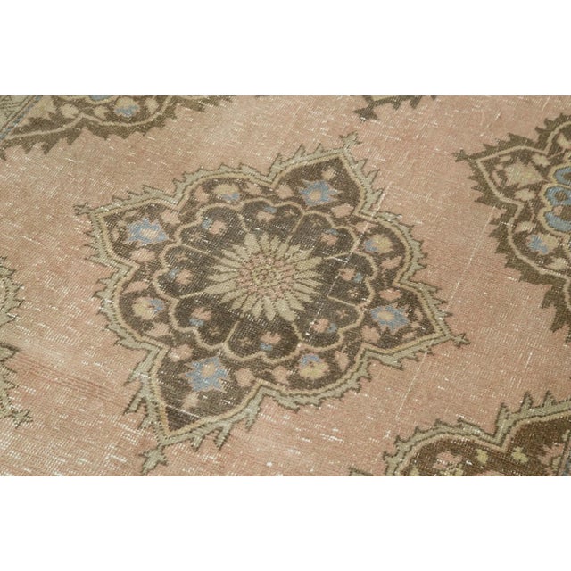 1960s Beige Anatolian Decorative Hand Knotted Vintage Runner Rug For Sale - Image 5 of 7
