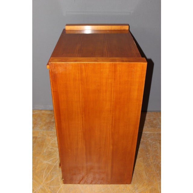 Wood Vintage Commode in Cherry, 1970 For Sale - Image 7 of 13