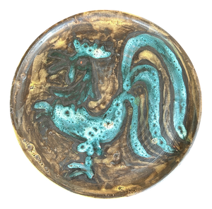 Ceramic Plate from Jean Busson, 1960s
