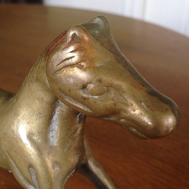 Vintage Brass Horse Figurine Chairish