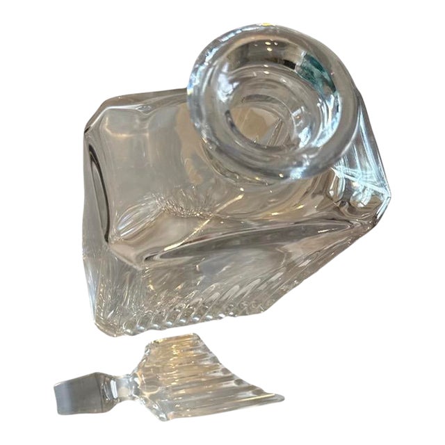 Vintage Art Deco Bleikristall 24% Pbo Crystal Liqueur Decanter W. Germany,Pre-Owned For Sale