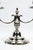 Two-Light Candlesticks in Silver-Plated Metal, 1890s, Set of 2 For Sale - Image 7 of 13