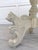 Mid 20th Century Anglo-Indian Victorian Octagonal Carved Pedestal Side Table in Antique White For Sale - Image 5 of 12