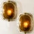 Brass and Brown Glass Hand Blown Murano Glass Wall Lights by J. T. Kalmar for Kalmar, 1960s, Set of 2 For Sale - Image 8 of 14