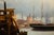 Fine Pair of British School Paintings of London Along the Thames Circa 1835 For Sale - Image 6 of 17