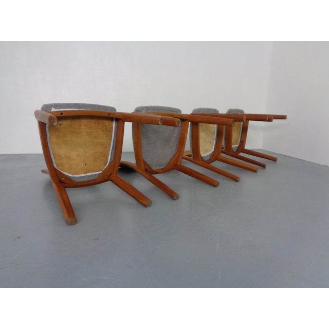 Vintage Morten Dining Chairs in Teak by Niels Koefoed for Hornslet Møbelfabrik, 1970s, Set of 4 For Sale - Image 9 of 16