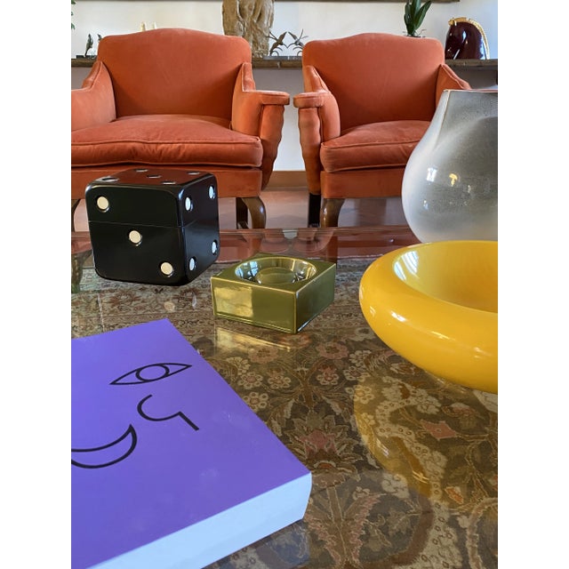 Mid-Century Green Ceramic Ashtray, Sicart Italy 1969 For Sale - Image 11 of 11