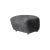 Antrachite natural oak sheepskin the tired man footstool by Lassen. Dimensions: W 55 x D 53 x H 36 cm. Materials:...