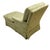 2000 - 2009 Custom Celadon Green Damask Upholstered Reading Chaise Lounge With Rolled Arms For Sale - Image 5 of 7