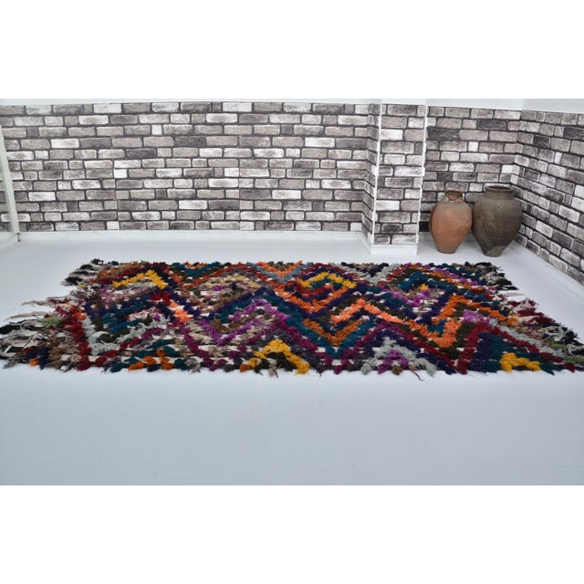 Textile 1960s Angora Wool Anatolian Home Living Rug For Sale - Image 7 of 10