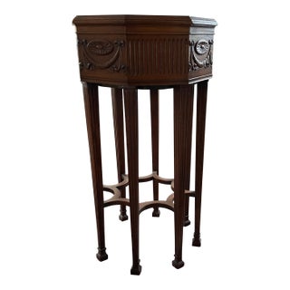 Newton and Hoit Hexagonal Plant Stand For Sale