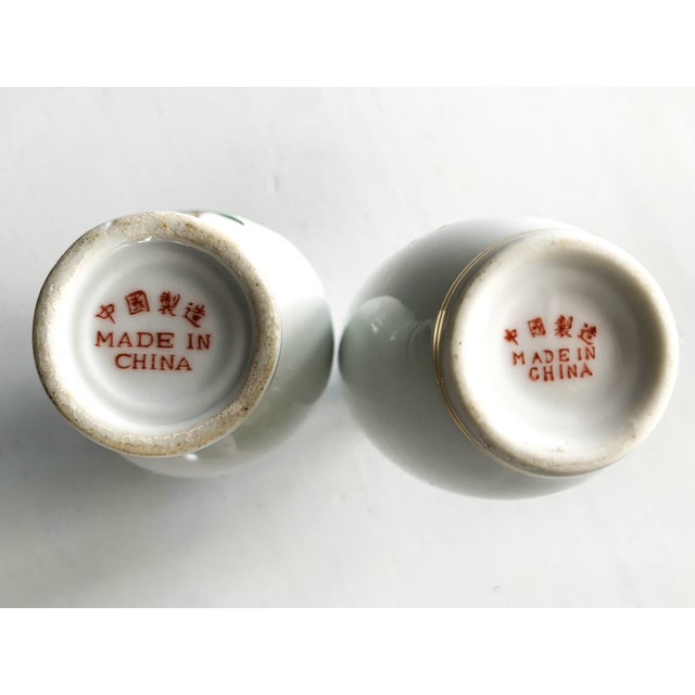 Mid-Century Chinese Porcelain Vases, Set of 2 For Sale - Image 6 of 16