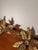 Vintage Hollywood Regency Leaf Wall Lamp in Gilt Metal For Sale - Image 4 of 5