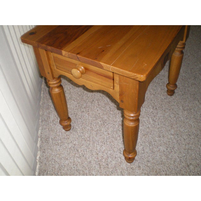 Farmhouse Ethan Allen Table For Sale - Image 3 of 8