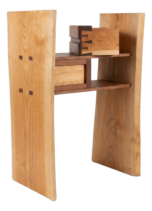 Handmade Live-Edge Cabinet by Giuseppe Deepak Benti