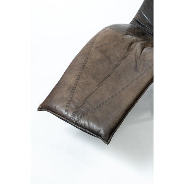 1980s Skye Leather Chaise Longue by Tord Björklund for Ikea, 1980s For Sale - Image 5 of 6