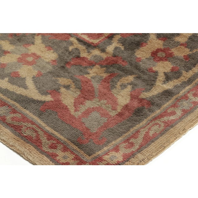 Rug & Kilim Oversized Antique 20th Century Spanish Rug With Rich Floral Vinery - Rug & Kilim For Sale - Image 4 of 7