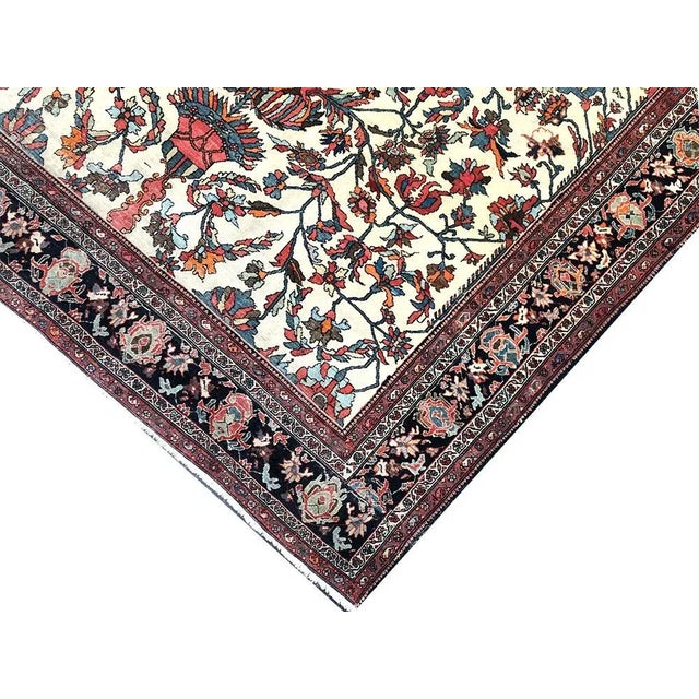 Antique Genuine Persian Ferahan Sarouk Rug For Sale - Image 4 of 11