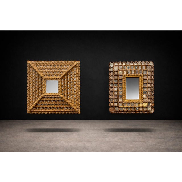 Baroque Peruvian Baroque Colonial Sunburst Mirror in Carved Hardwood & Gold Leaf, 1890–1920 For Sale - Image 3 of 13