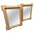 This elegant pair of Italian Neoclassical style wall mirrors features aclassical grandeur with a lighter, modern...