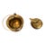 Vintage Brass Apple and Vase/Trinket - Set of 2 For Sale
