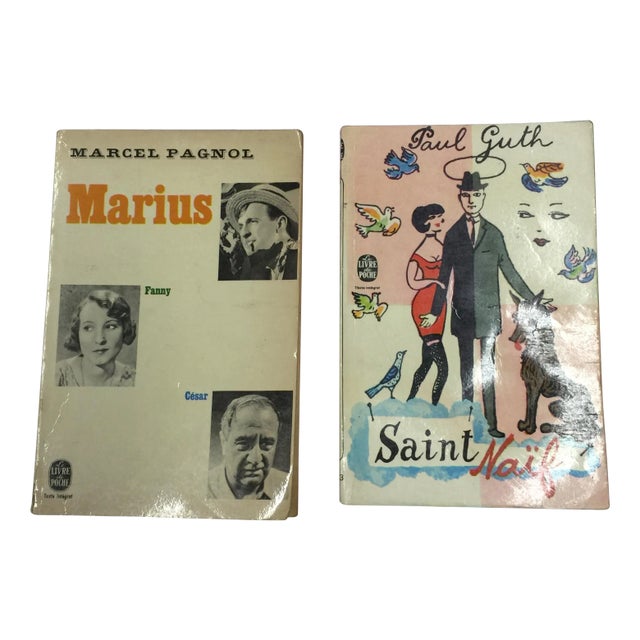 French Classics 1960–70s Literature - Pair For Sale