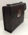 1970s Monogrammed Brown Leather Travel Bar Handled Case For Sale - Image 5 of 6